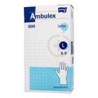 Ambulex púderezett, latex vizsgálókesztyű L 100 db