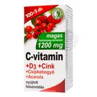 Dr. Chen C-vitamin 1200 mg +D3 +Cink +Csipkebogyó +Acerola nyújtott felszívódású tabletta 105 db