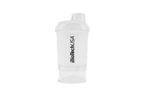 Keverőpalack Biotech Wave+ Nano 300 ml (+150 ml) átlátszó