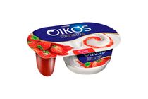 Danone Oikos Édes Kettes élőflórás édesített joghurt eperszósszal 122 g