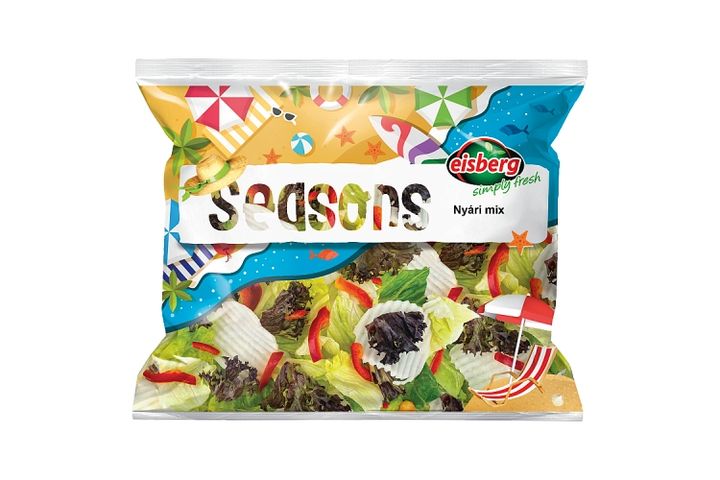 Eisberg Nyári Mix friss saláta- és zöldségkeverék 190 g