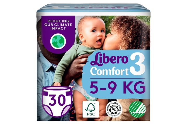 Libero Comfort Åpen Bleie Str 3 | 30stk
