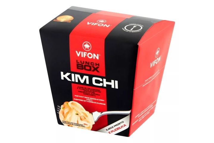 Vifon Lunch Box Kim Chi instant rice noodle dish (hot) 85 g