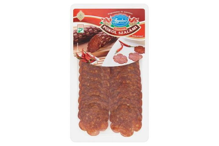 Gyulai Pokol szalámi szeletelt extra erős szalámi 70 g