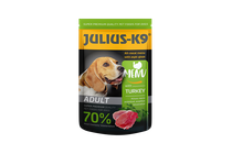 Julius-K9 Super Premium teljes értékű eledel felnőtt kutyák számára pulykával 125 g
