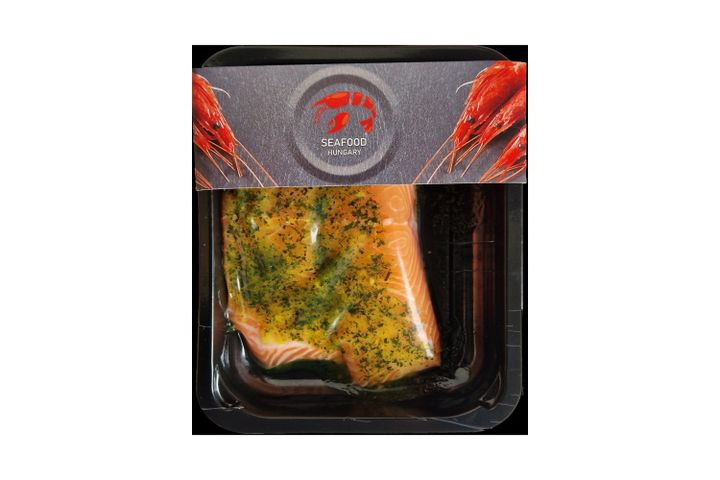 Fokhagymás-zöldfűszeres norvég lazacfilé 250 g
