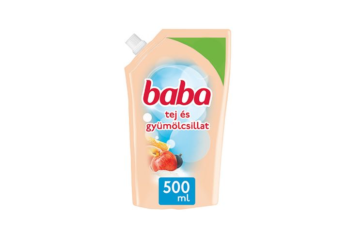 Baba tej és gyümölcs illat folyékony krémszappan utántöltő 500 ml