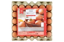 Tesco "A" osztályú közepes méretű friss tojás M 30 db