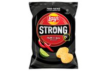 Lay's Strong csípőspaprika és lime ízű burgonyachips 65 g