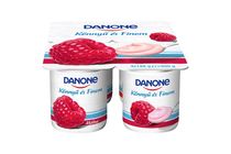 Danone málnaízű, élőflórás, zsírszegény joghurt 4 x 125 g