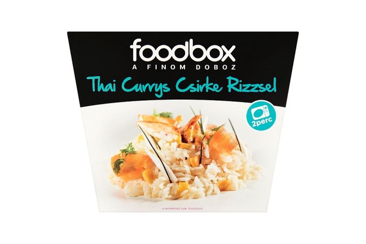 Foodbox thai currys csirke rizzsel 330 g