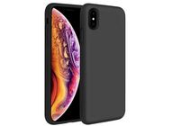 Szilikon Iphone X fekete tok