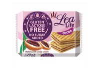 Gluténmentes lea life kakaós ostyaszelet hozzáadott cukor nélkül 95g