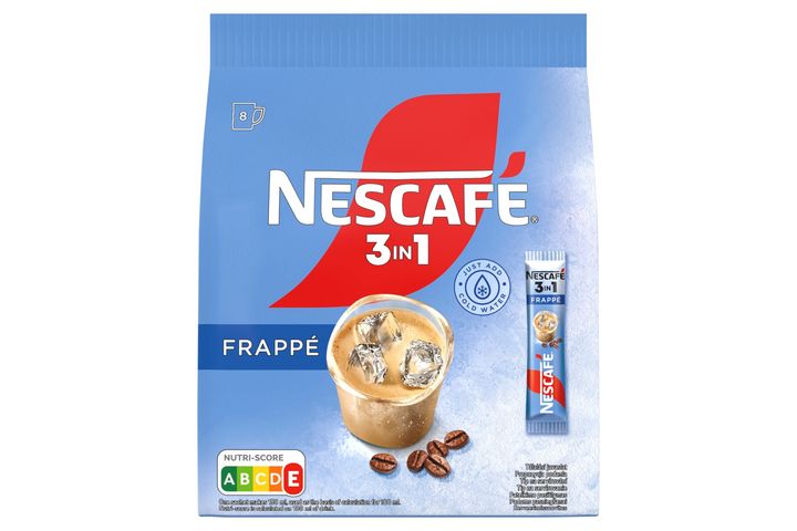 NESCAFÉ 3in1 Frappé azonnal oldódó kávéspecialitás 8 x 15 g (120 g)