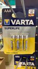 Varta Zinko-uhlíkové baterie Superlife AAA | 4 kusy