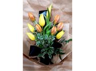 10 szálas vegyes tulipán csokor