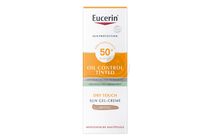 Eucerin Sun Oil Control színezett SPF50+ napozó gél-krém arcra medium 50 ml