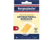 Norgesplaster Antibakteriell Bandasje 7.5 x 4.5 cm | 3stk