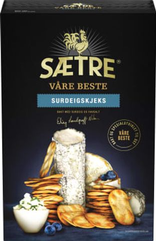 Sætres Beste Surdeigkjeks | 100g