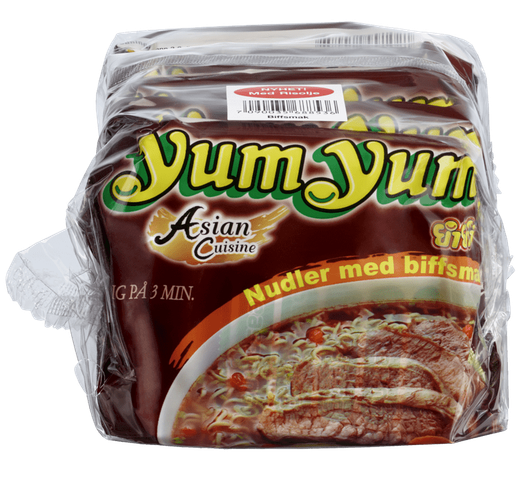 Yum Yum Nudler Biffsmak | 300g