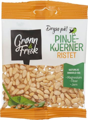 Grønn & Frisk Pinjekjerner Ristet u/Salt | 30g