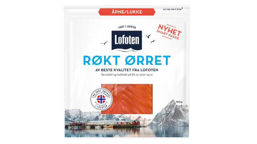Lofoten Røkt Ørret Skivet | 100g
