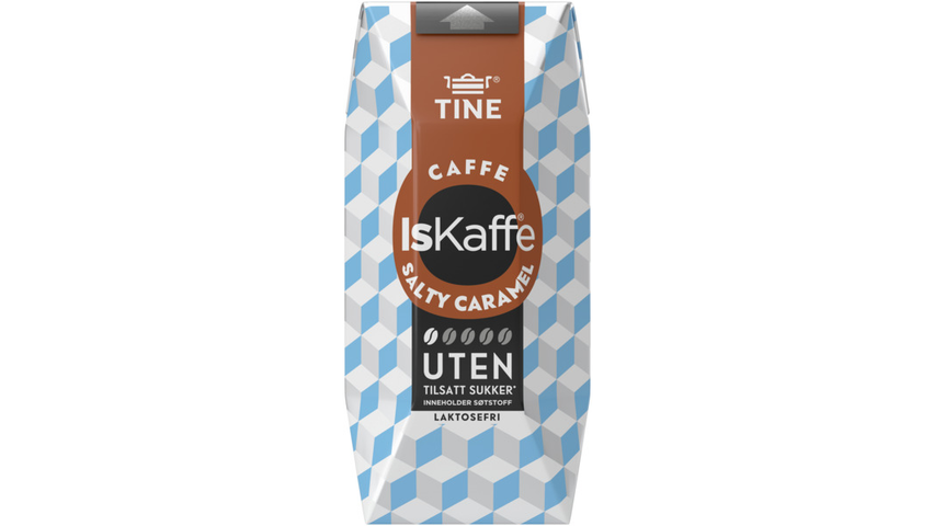TINE IsKaffe Salt Karamell Uten Sukker | 330ml