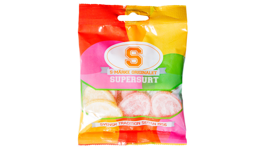 Candy People Godis S-Märke Supersurt 80g