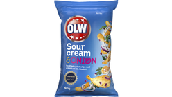 OLW Chips Sourcream & Onion 40g