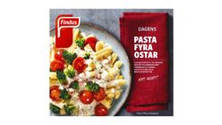Findus Dagens Pasta Fyra Ostar 250g