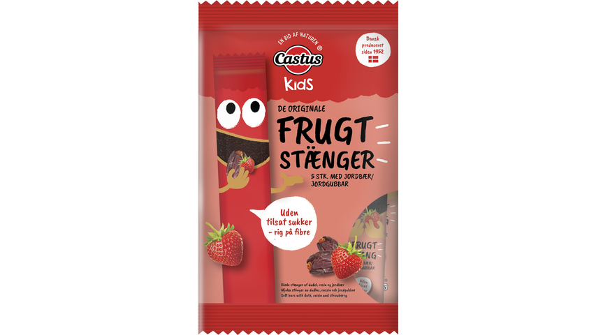 Castus Fruit Bars Strawberry | 100g