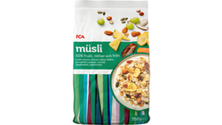 ICA Muesli 50% Fruit, Nuts & Seeds 750g