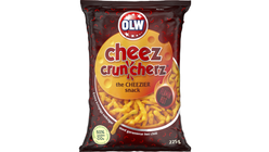 OLW Cheez Cruncherz Hot 225g