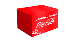 Coca-Cola Soft Drink Original 330ml 6-p