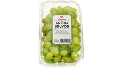 ICA Grapes Green Seed Free 500g