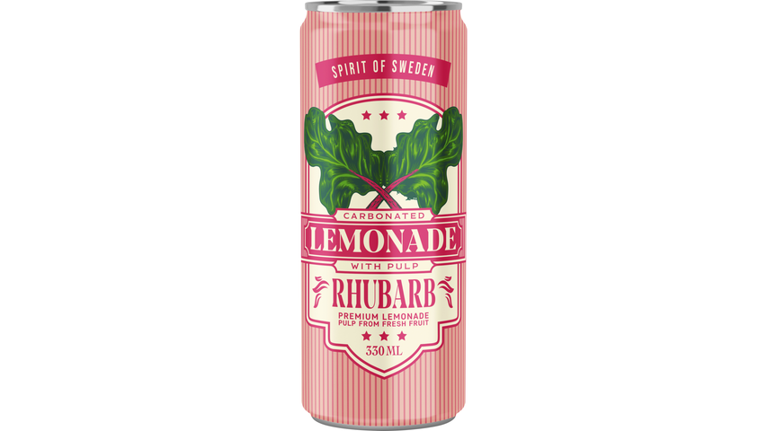 Spirit Of Sweden Rabarber Lemonad Läsk 33cl