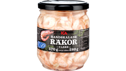 ICA Handskalade Räkor I Lake 280g