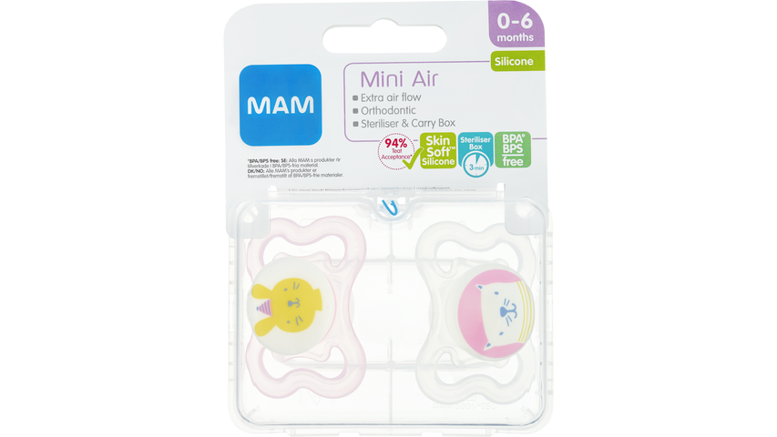 Mam Smokk Mini Air 0-6mnd | 2stk