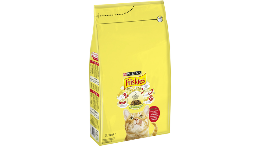 Purina Friskies Okse/ Kylling/ Lever | 3.5kg