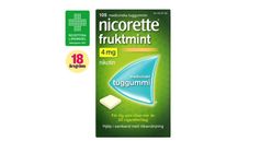Nicorette Fruktmint Tuggummi 4mg 105st