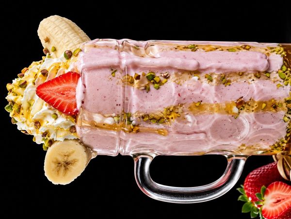 Banan Mjölk Strawberry