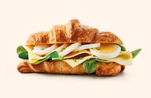 Käse-Ei-Croissant