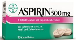 Aspirin® 500 mg Kautabletten 10 Stück