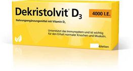 Dekristolvit Vitamin D3 Tabletten 4.000 IE 30 Stück