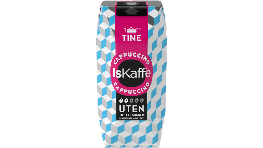 TINE IsKaffe Cappuccino u/Tilsatt Sukker | 330ml