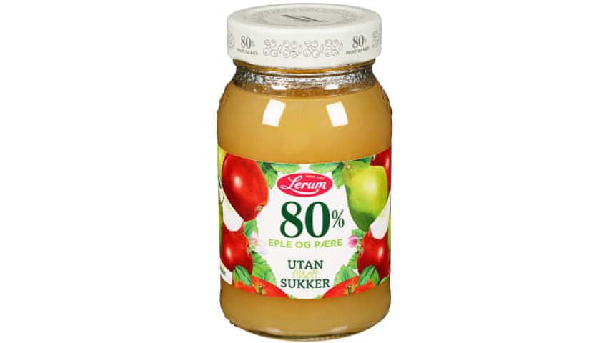 Lerum Syltetøy Eple & Pære u/sukker | 320g