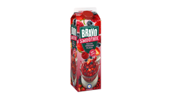 Bravo Smoothie Hallon, Jordgubb & Blåbär 1l