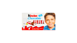 Kinder tejcsokoládé szelet tejes krémmel töltve 8 db 100 g