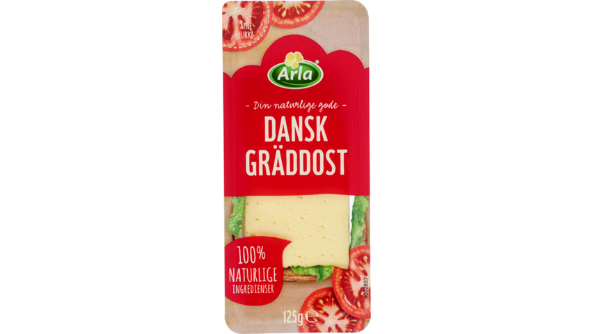 Arla Dansk Greddost Skivet | 125g