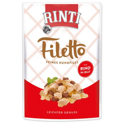 Rinti Filetto kuřecí + hovězí kapsička krmivo pro psy | 100 g